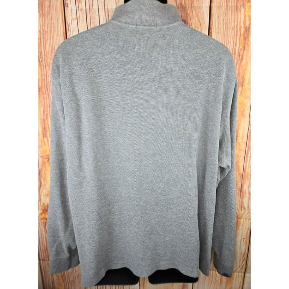 Polo Ralph Lauren Mens Estate Rib Half-Zip Sweater XL Gray - Picture 2 of 7